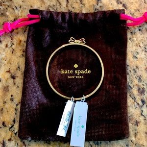Kate spade gold bangle bracelet